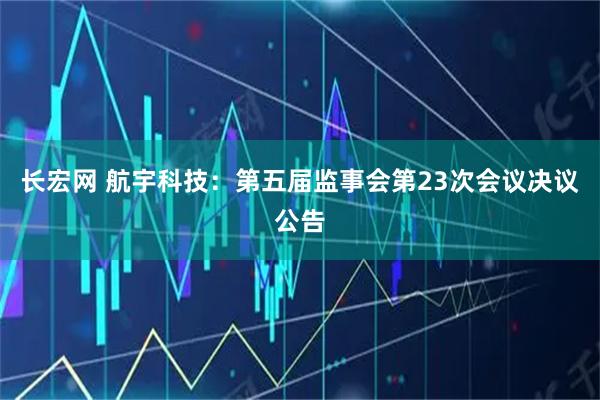 长宏网 航宇科技：第五届监事会第23次会议决议公告