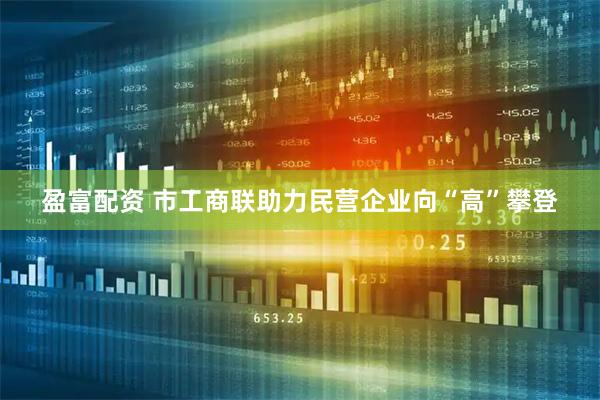 盈富配资 市工商联助力民营企业向“高”攀登