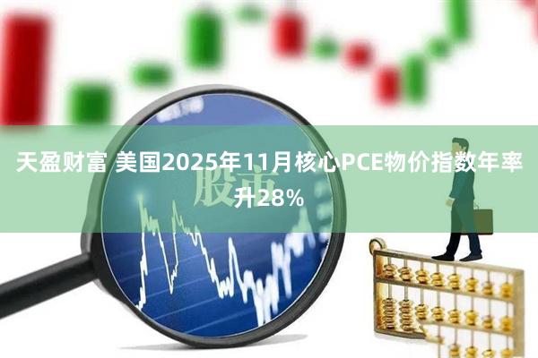 天盈财富 美国2025年11月核心PCE物价指数年率升28%