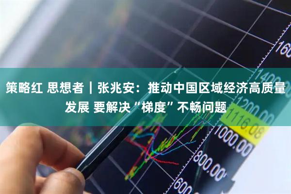 策略红 思想者｜张兆安：推动中国区域经济高质量发展 要解决“梯度”不畅问题